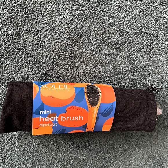 soleil Hair Nwt Soleil Mini Heat Brush Apricot Poshmark